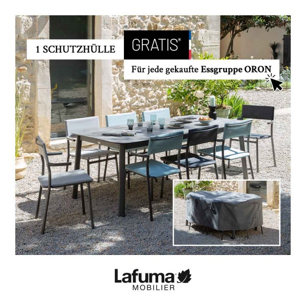 Lafuma Oron Gartentisch Aluminium Ausstellungsst Ck Tische Tische Tischsysteme